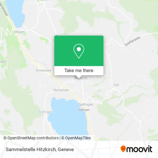 Sammelstelle Hitzkirch map