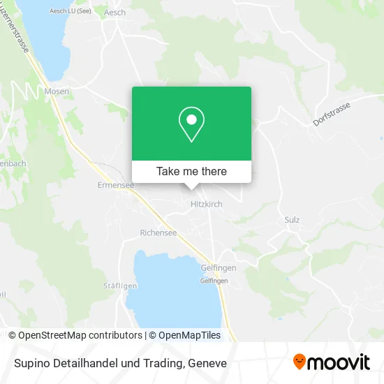 Supino Detailhandel und Trading map
