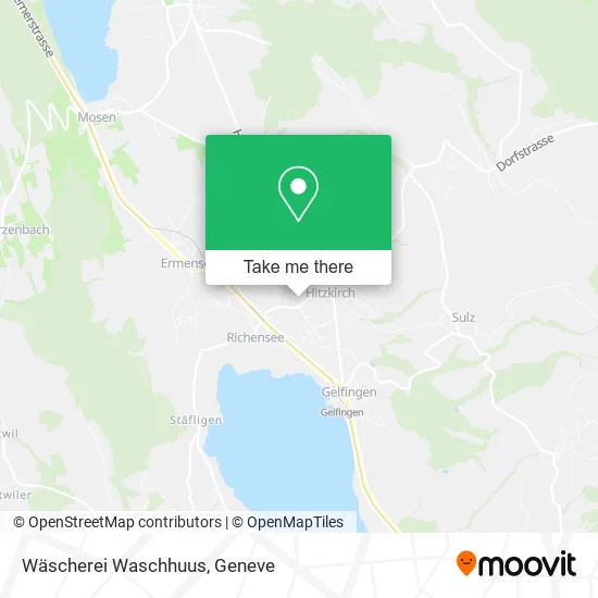 Wäscherei Waschhuus map