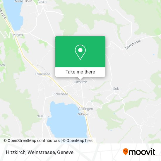 Hitzkirch, Weinstrasse map