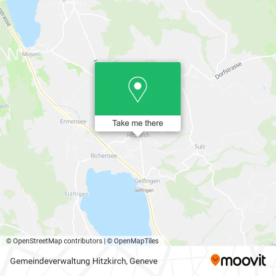 Gemeindeverwaltung Hitzkirch map