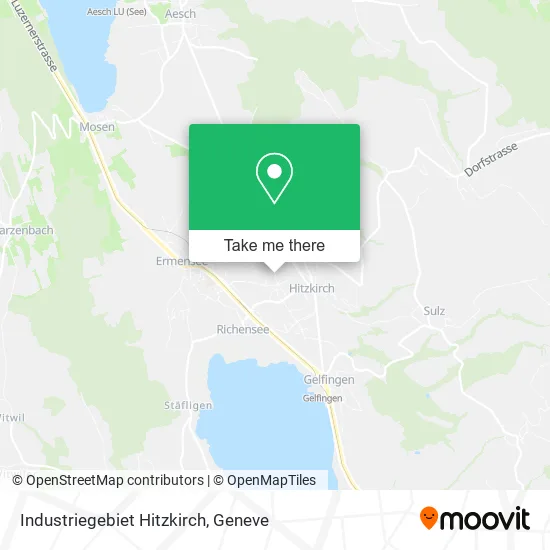 Industriegebiet Hitzkirch map
