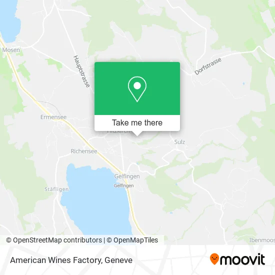 American Wines Factory map