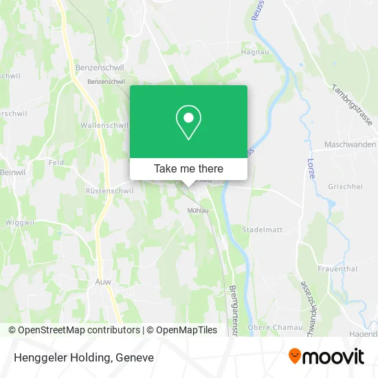 Henggeler Holding map