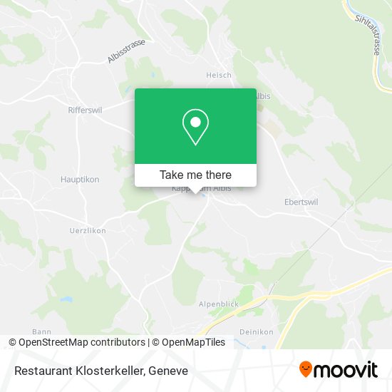 Restaurant Klosterkeller map