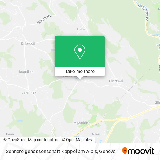 Sennereigenossenschaft Kappel am Albis map