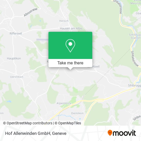 Hof Allenwinden GmbH map