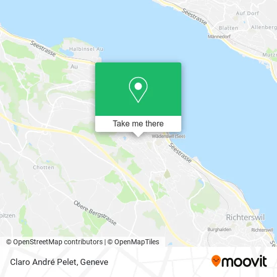 Claro André Pelet map