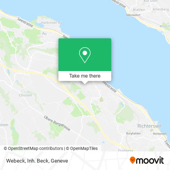 Webeck, Inh. Beck map