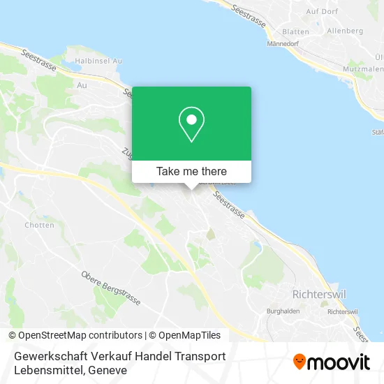 Gewerkschaft Verkauf Handel Transport Lebensmittel map
