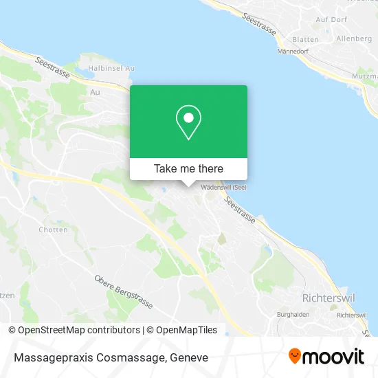 Massagepraxis Cosmassage map