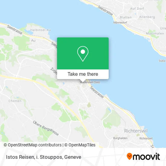 Istos Reisen, i. Stouppos map