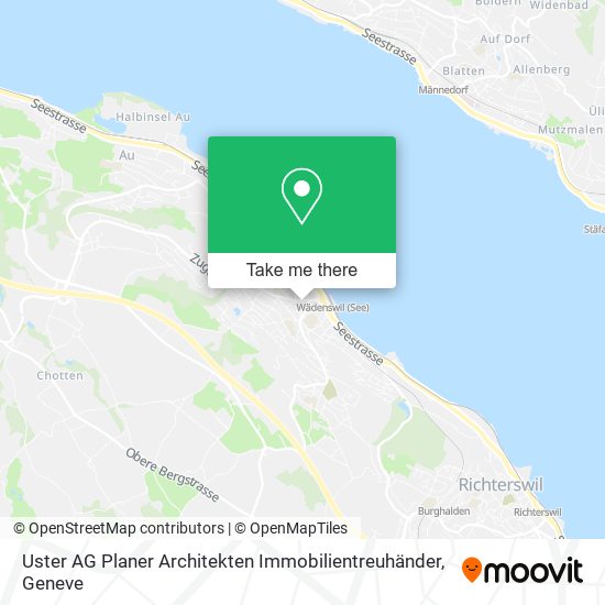 Uster AG Planer Architekten Immobilientreuhänder map