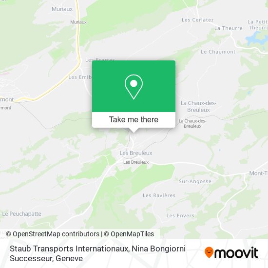 Staub Transports Internationaux, Nina Bongiorni Successeur map