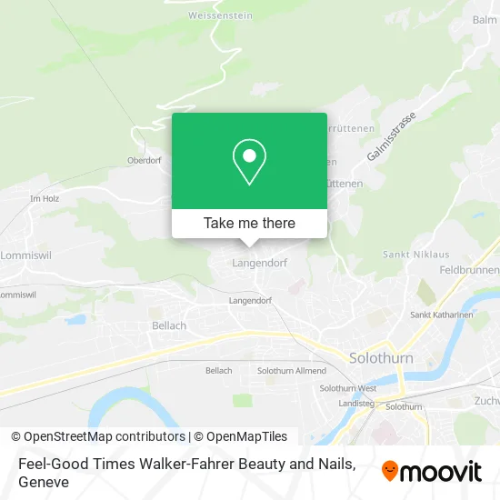Feel-Good Times Walker-Fahrer Beauty and Nails map