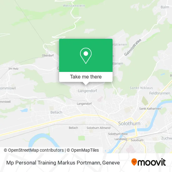 Mp Personal Training Markus Portmann map