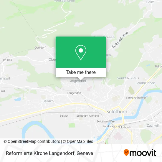 Reformierte Kirche Langendorf map