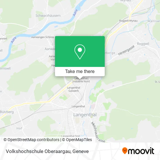 Volkshochschule Oberaargau map