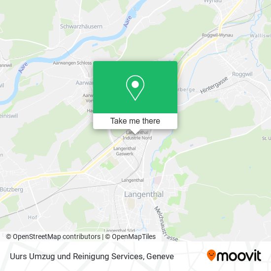 Uurs Umzug und Reinigung Services map