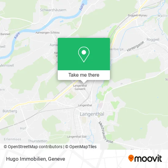 Hugo Immobilien map
