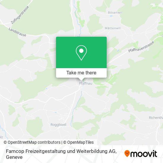 Famcop Freizeitgestaltung und Weiterbildung AG map