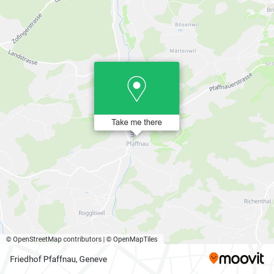 Friedhof Pfaffnau map