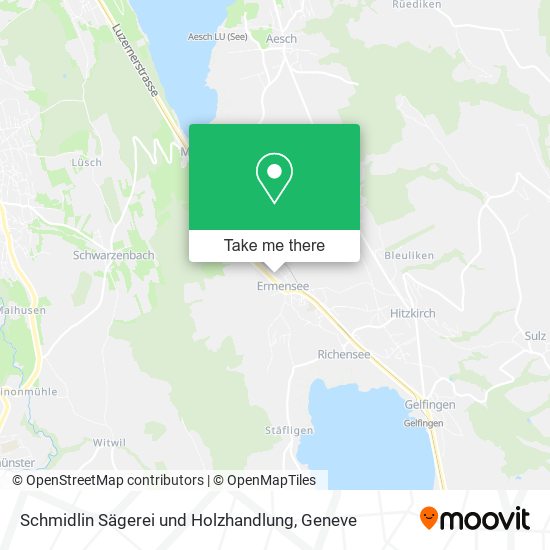 Schmidlin Sägerei und Holzhandlung map