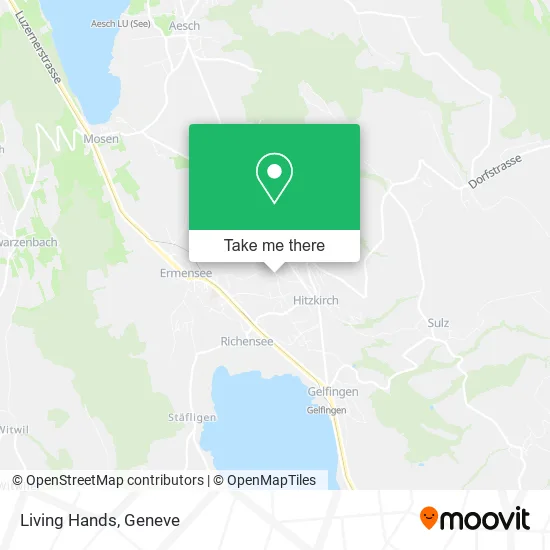 Living Hands map