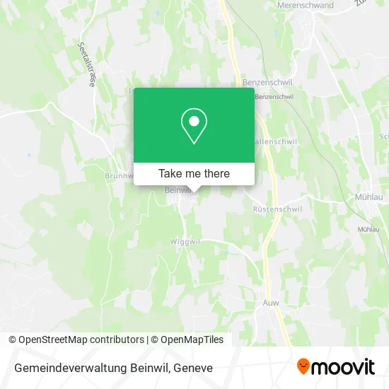 Gemeindeverwaltung Beinwil map