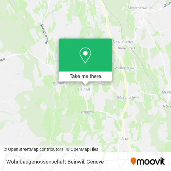 Wohnbaugenossenschaft Beinwil map