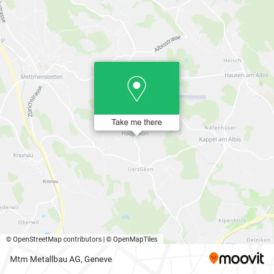 Mtm Metallbau AG map