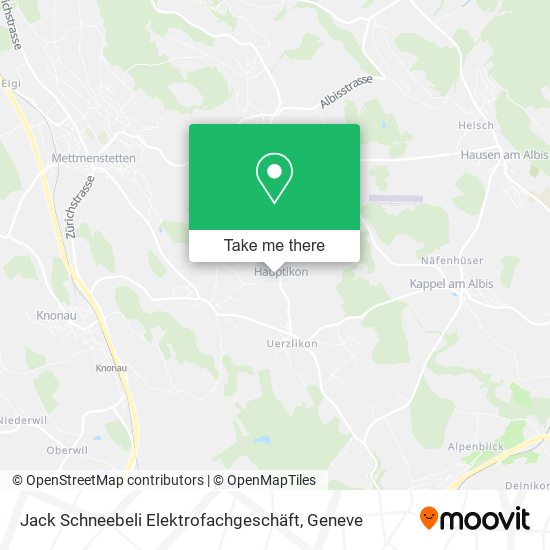 Jack Schneebeli Elektrofachgeschäft map