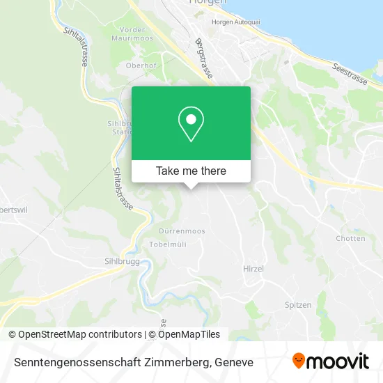 Senntengenossenschaft Zimmerberg map