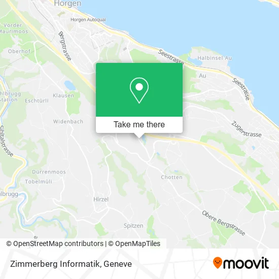 Zimmerberg Informatik map