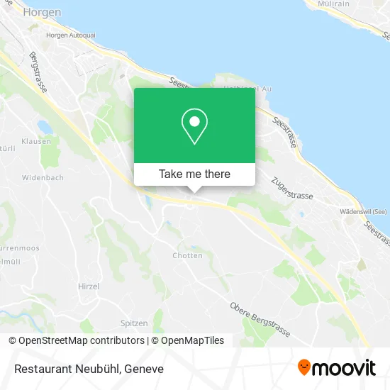 Restaurant Neubühl map