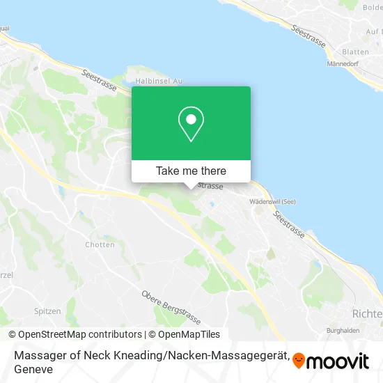 Massager of Neck Kneading / Nacken-Massagegerät map