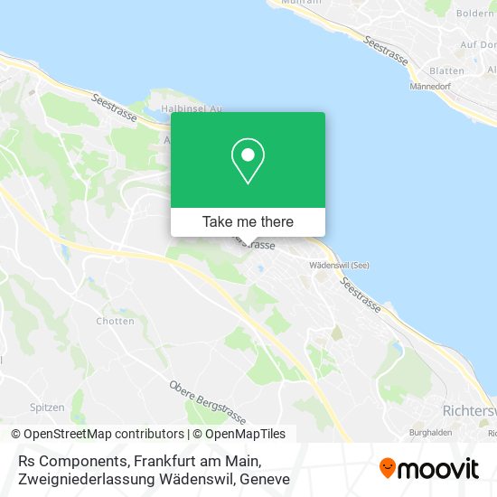 Rs Components, Frankfurt am Main, Zweigniederlassung Wädenswil map