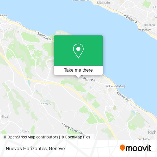 Nuevos Horizontes map