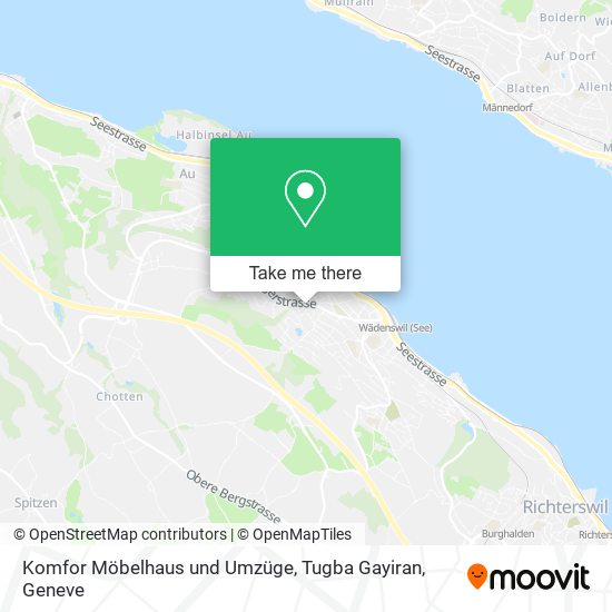 Komfor Möbelhaus und Umzüge, Tugba Gayiran map