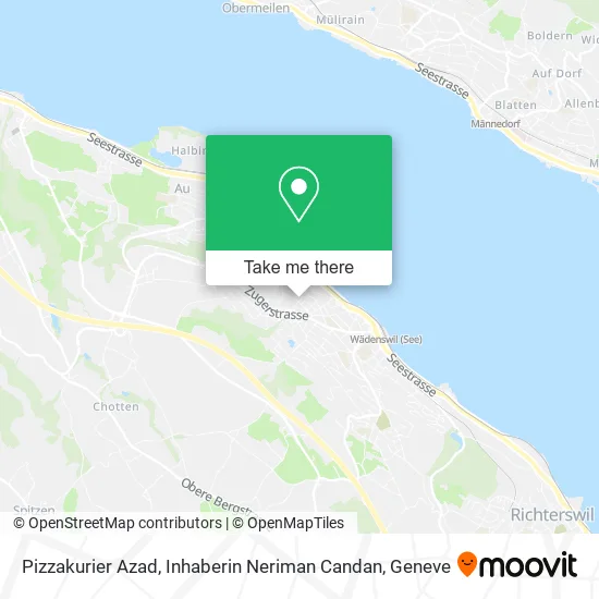 Pizzakurier Azad, Inhaberin Neriman Candan map