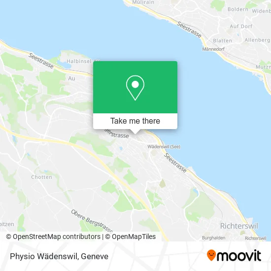 Physio Wädenswil map