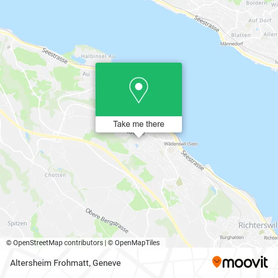 Altersheim Frohmatt map