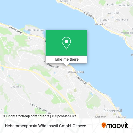 Hebammenpraxis Wädenswil GmbH map