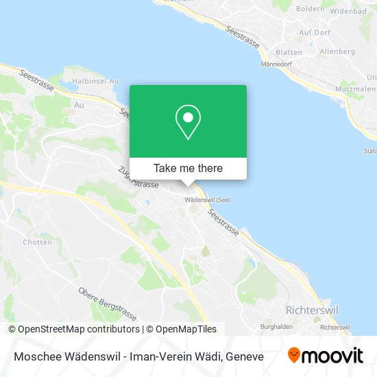 Moschee Wädenswil - Iman-Verein Wädi map