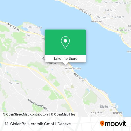 M. Gisler Baukeramik GmbH map