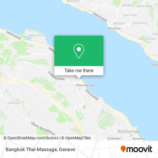 Bangkok Thai-Massage map