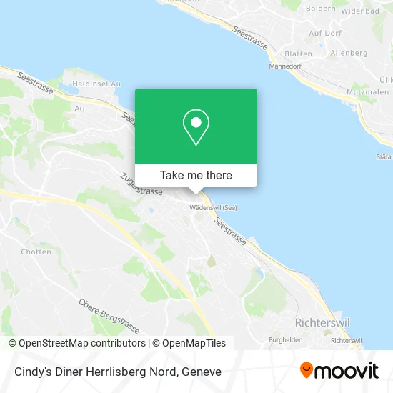 Cindy's Diner Herrlisberg Nord map