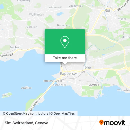 Sim Switzerland map