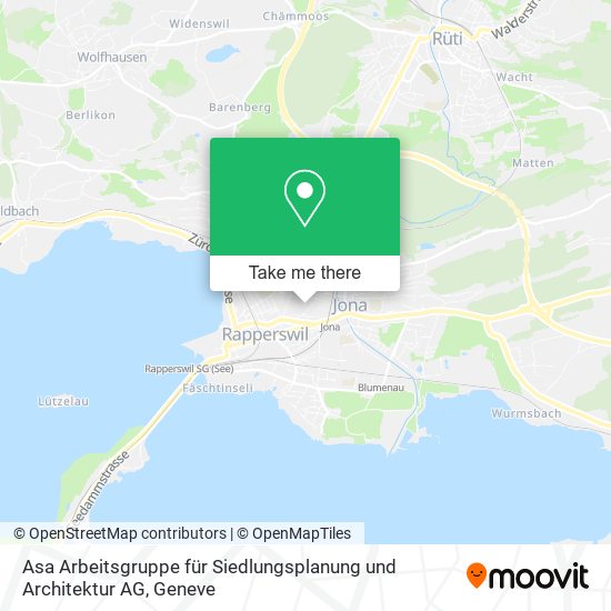 Asa Arbeitsgruppe für Siedlungsplanung und Architektur AG map