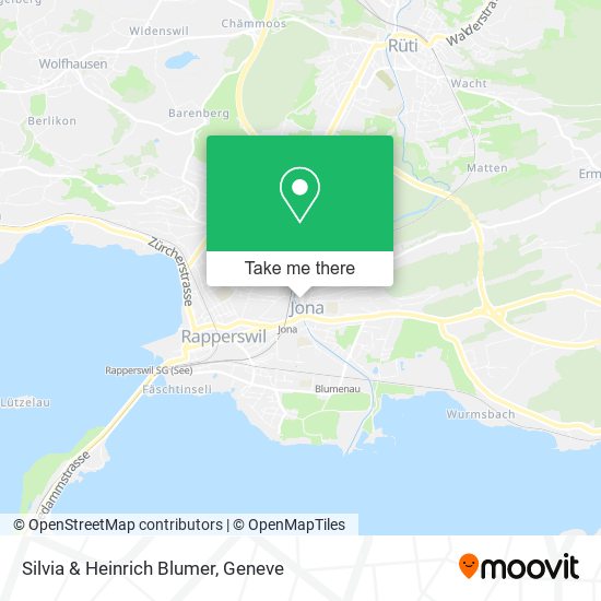 Silvia & Heinrich Blumer map